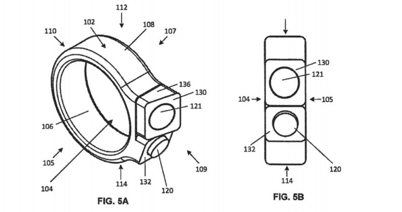 Google patenta un anillo inteligente con un módulo de cámara para selfies integrado