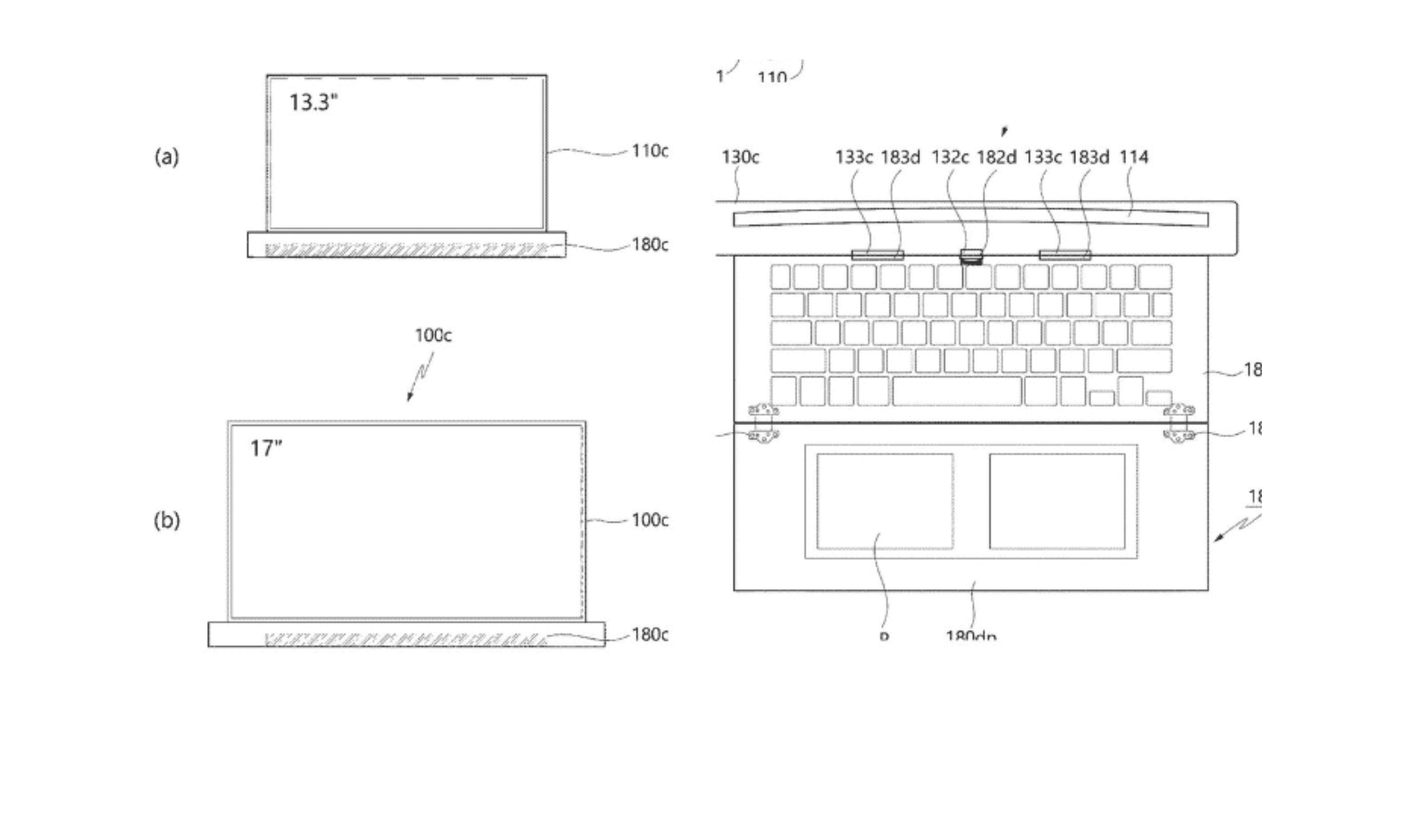 LG Patente de diseño de portátil enrollable destacado 