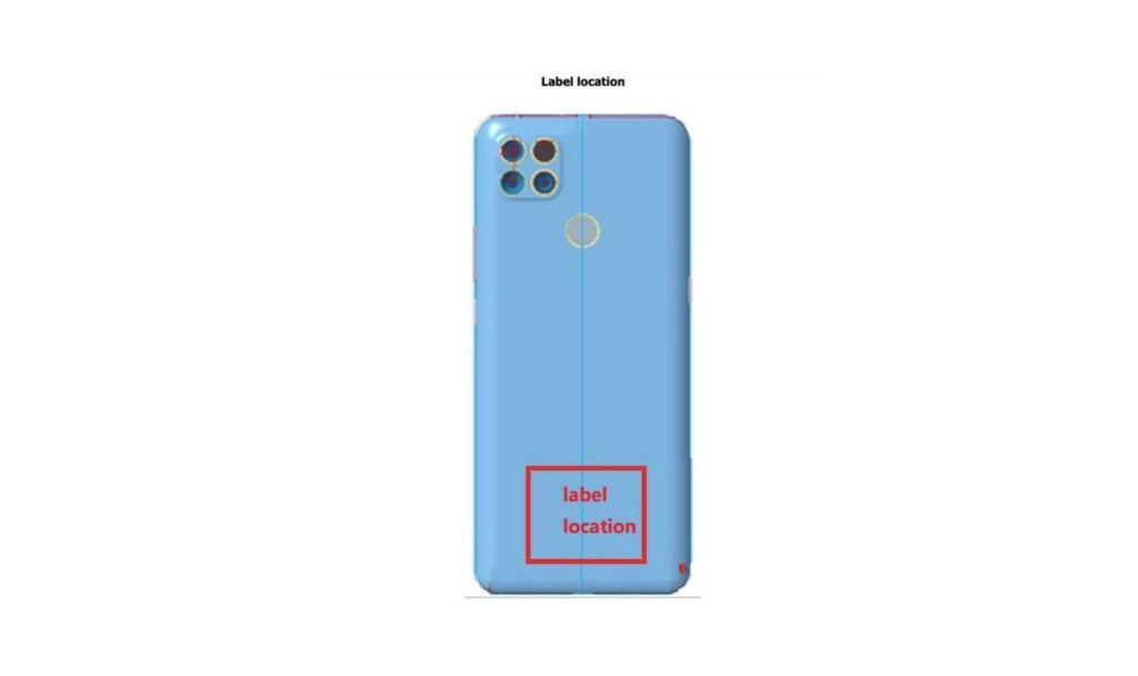 Motorola XT2091 Diseño trasero FCC 