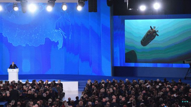 Putin revela oficialmente el torpedo de drone submarino. 