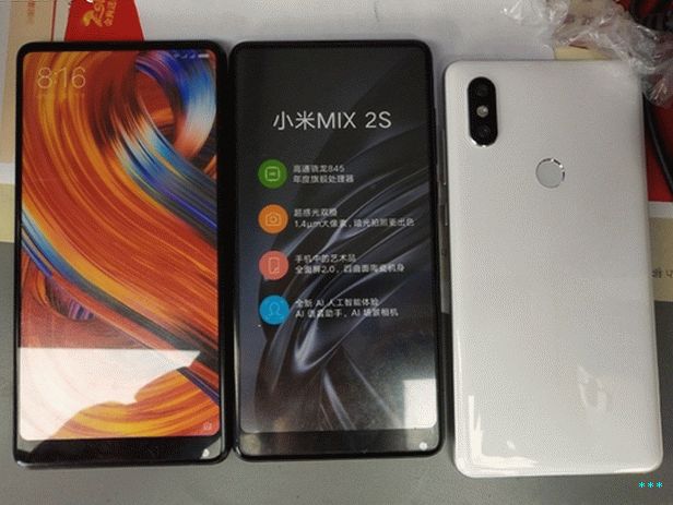 Xiaomi Mi MIX 2S Real Negro, Blanco